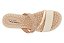 Tamanco Modade Conforto Flatform Calce Facil Tira Strass  Nude/Creme - Imagem 6