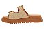 Tamanco Modare Flat Tira Com Fivela Calce Facil Tratorada Natural/Camel - Imagem 5