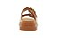 Tamanco Modare Flat Tira Com Fivela Calce Facil Tratorada Natural/Camel - Imagem 6