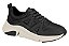 Tenis Modare Conforto Chunky Casual Metalizado Com Cadarço Solado Alto Preto - Imagem 1