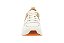 Tenis Modare Conforto Chunky Casual Metalizado Com Cadarço Solado Alto Branco/Dourado - Imagem 4
