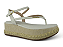 Sandalia Salto Anabella Maria Isabel Tira Com Fivela Off White - Imagem 1