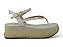Sandalia Salto Anabella Maria Isabel Tira Com Fivela Off White - Imagem 2