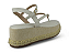 Sandalia Salto Anabella Maria Isabel Tira Com Fivela Off White - Imagem 4