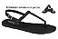 Chinelo Beira Rio Com Fivela Preto - Imagem 1