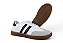 Tenis Littz Samba Com Cadarço Casual Urbano Branco/Preto - Imagem 3