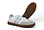 Tenis Littz Samba Com Cadarço Casual Urbano Branco/Prata - Imagem 3
