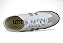 Tenis Littz Samba Com Cadarço Casual Urbano Branco/Prata - Imagem 4