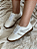Tenis Casual Littz Com Listras Cadarço Urbano Branco - Imagem 2