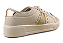 Tenis Casual Littz Com Cadarço Metalizado Tachas Off White - Imagem 4