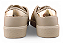 Tenis Casual Littz Com Cadarço Metalizado Tachas Off White - Imagem 6