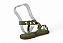 Sandalia Rasteira Littz Fivela Tira Com Tachas Douradas Exercito - Imagem 4