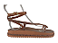 Papete Fivela Littz Tiras Strass Cobra Cobre - Imagem 2