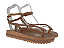 Papete Fivela Littz Tiras Strass Cobra Cobre - Imagem 4