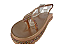 Papete Fivela Littz Tiras Strass Cobra Cobre - Imagem 5