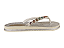 Chinelo Littz Metalizado Tira Pedras Prata - Imagem 3
