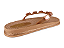 Chinelo Littz Metalizada Correia Com Pedraria Cobre - Imagem 4