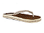 Chinelo Littz Estampa Onça Correia Solado Strass  Off White - Imagem 3