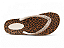Chinelo Littz Estampa Onça Correia Solado Strass  Off White - Imagem 5
