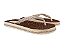 Chinelo Littz Estampa Onça Correia Solado Strass  Off White - Imagem 6