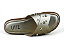 Tamanco Flat Littz Calce Facil Tiras Em X Com Tachas Ouro Light - Imagem 7