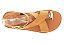 Sandalia Vizzano Flat Tratorada Com Detalhe Dourado Amarração Areia - Imagem 7