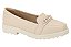 Mocassim Modare Detalhe De Corrente Tratorado Creme - Imagem 1