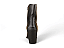 Bota Texana Mega Boots Bordada Salto Bloco Ziper Preto - Imagem 8