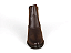 Bota Texana Mega Boots Bordada Salto Bloco Ziper Cafe - Imagem 7