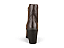 Bota Texana Mega Boots Bordada Salto Bloco Ziper Cafe - Imagem 8