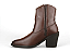 Bota Texana Mega Boots Bordada Salto Bloco Ziper Whisky - Imagem 5