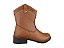 Bota Texana Infantil Ziper Caramelo - Imagem 2