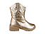 Bota Texana Fuffy Salto Bloco Ouro - Imagem 2