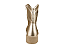 Bota Texana Fuffy Salto Bloco Ouro - Imagem 6