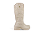 Bota Infantil Montaria Fuffy Cano Alto Detalhe Estrela Branco Off - Imagem 2