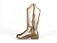 Bota Infantil Montaria Fuffy Cano Alto Detalhe Estrela Ouro - Imagem 5