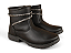 Bota Infantil Ziper Montaria Fuffy Tira Com Pedraria Preto - Imagem 8