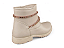 Bota Infantil Ziper Montaria Fuffy Tira Com Pedraria Branco Off - Imagem 3