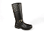 Bota Infantil Montaria Fuffy Com Detalhe Dourado Preto - Imagem 1