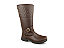 Bota Infantil Montaria Fuffy Com Detalhe Dourado Cafe - Imagem 1