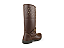 Bota Infantil Montaria Fuffy Com Detalhe Dourado Cafe - Imagem 3