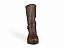 Bota Infantil Montaria Fuffy Com Detalhe Dourado Cafe - Imagem 6