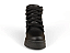 Bota Coturno Fuffy Com Fivela Tachas Douradas Preto - Imagem 6