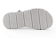 Sandalia Flat Fuffy Fivela Metalizada Tiras Com Strass Prata - Imagem 3