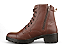 Bota Coturno Donna Lolita Com Detalhe Dourado Brown - Imagem 4