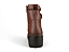 Bota Coturno Donna Lolita Com Detalhe Dourado Brown - Imagem 7