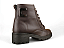 Bota Coturno Donna Lolita Detalhe Prateado Com Cadarço Cafe - Imagem 3