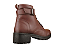 Bota Coturno Donna Lolita Com Fivela Cadarço Ziper Brown - Imagem 3