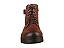 Bota Coturno Donna Lolita Com Fivela Cadarço Ziper Brown - Imagem 6