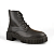 Bota Coturno Donna Lolita Com Cadarço E Ziper Preto - Imagem 1